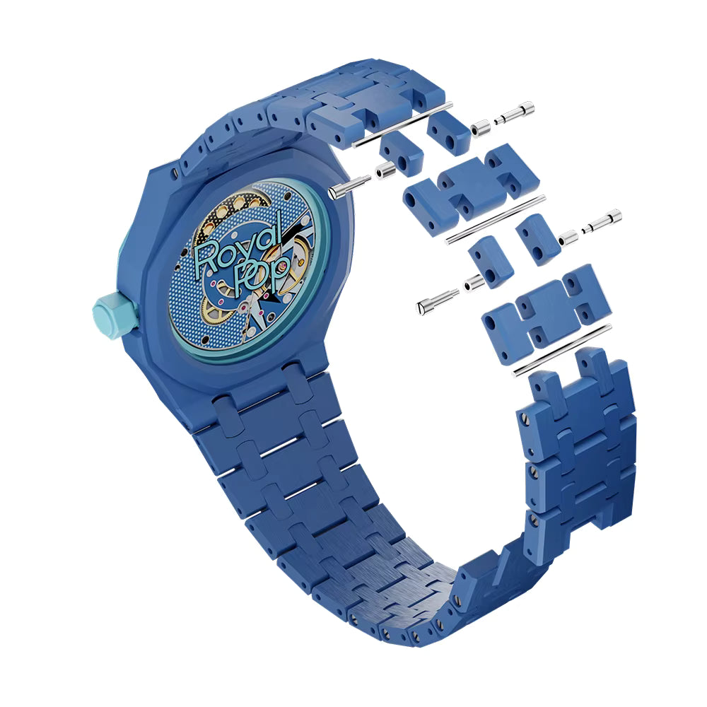 Ceramic Modification Kit For Swatch x AP Royal POP Pocket Watch To Wristwatch