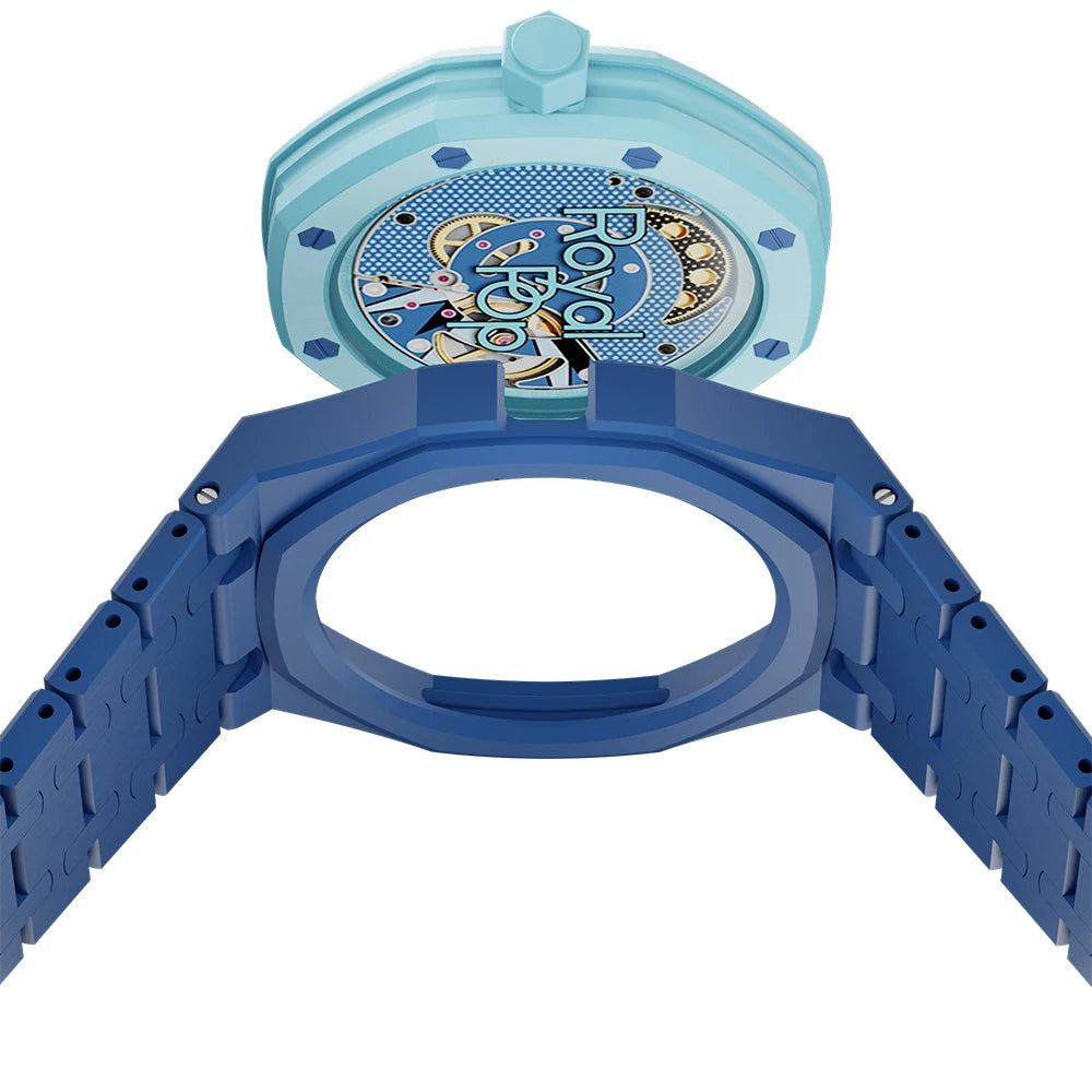 Ceramic Modification Kit For Swatch x AP Royal POP Pocket Watch To Wristwatch
